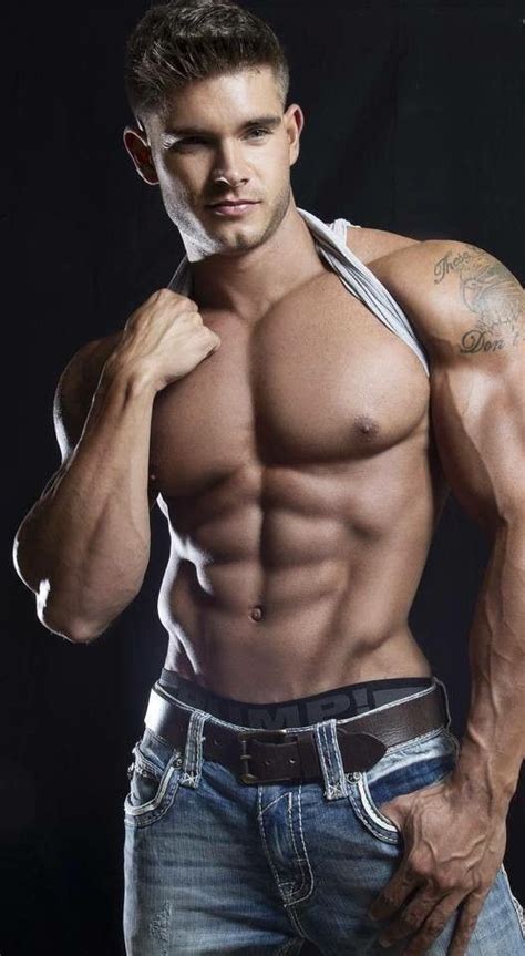 men muscle hot